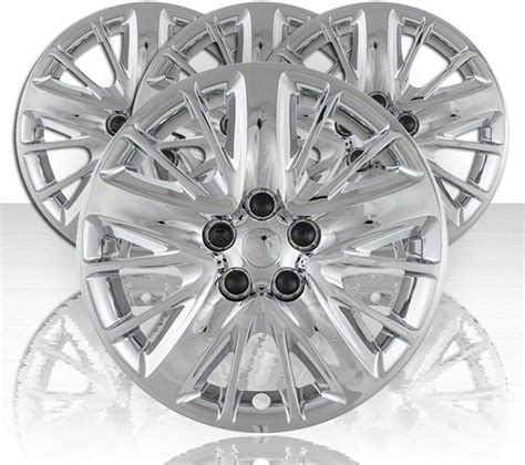 Amazon Upgrade Your Auto Set Of Four Chrome Hubcap Wheel