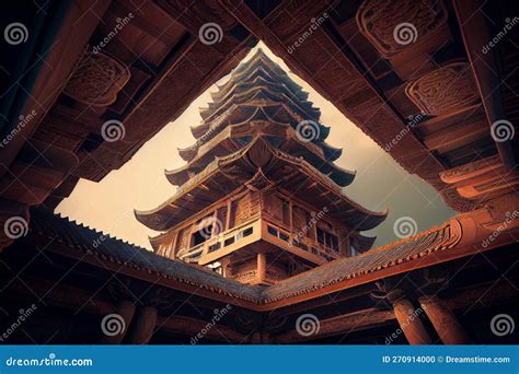 Traditional Nepali Architecture At Kathmandu In Nepal Stock Photography ...