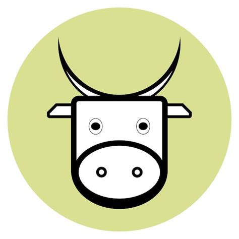 Premium Vector Cow Icon
