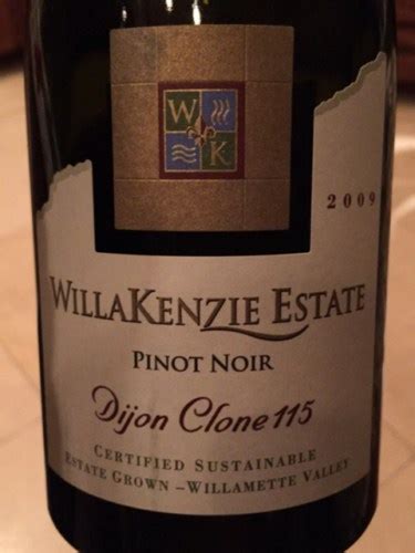 Willakenzie Estate Dijon Clone Pinot Noir Vivino