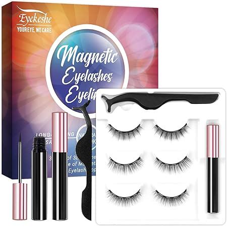 Amazon Veshely Natural Magnetic Eyelashes With Eyeliner Pairs