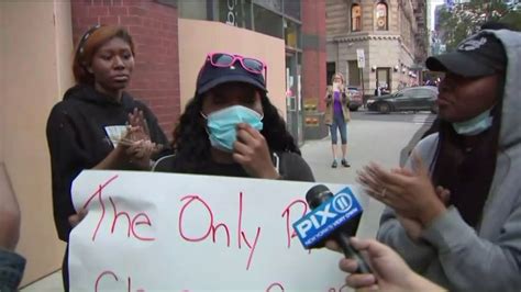 Protesters On The Upper West Side Speak Out Youtube