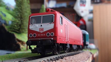 Modelleisenbahn Review PIKO H0 Expert BR 143 DB AG Orientrot Mit Latz