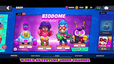 Brawl Stars Latest Skins Biodome Skins Firefly Rico Mantis Rosa Dr Edgar Mr Fly Beetle