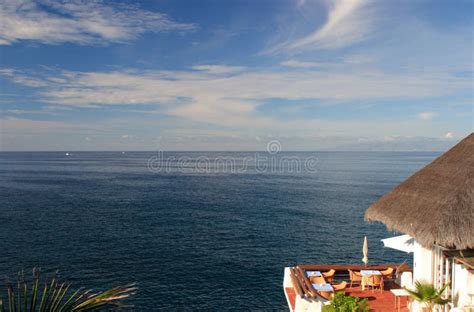 Restaurant with ocean view stock photo. Image of coastline - 529508