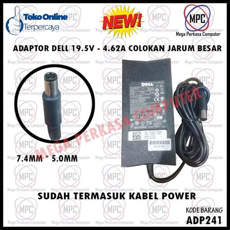 Jual Adaptor Charger Laptop Dell 19 5V 4 62A Original Colokan Besar