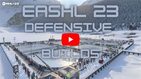 NHL 23 EASHL Defensive Build Guide Club 3v3 YouTube