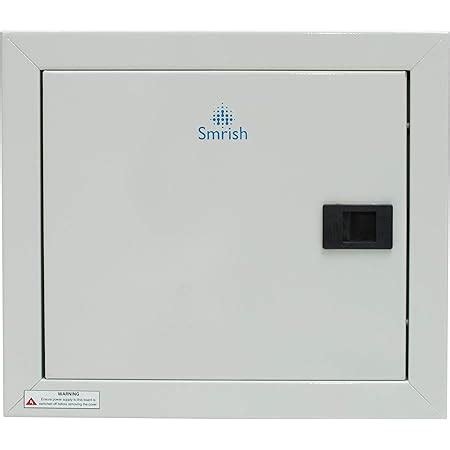 Smrish Utility DB MCB DP Metal Enclosure Sheet Steel 10 Pole Door Type