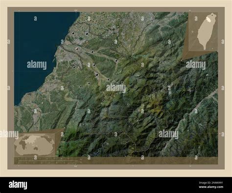 Hsinchu Condado De Taiw N Mapa Satelital De Alta Resoluci N