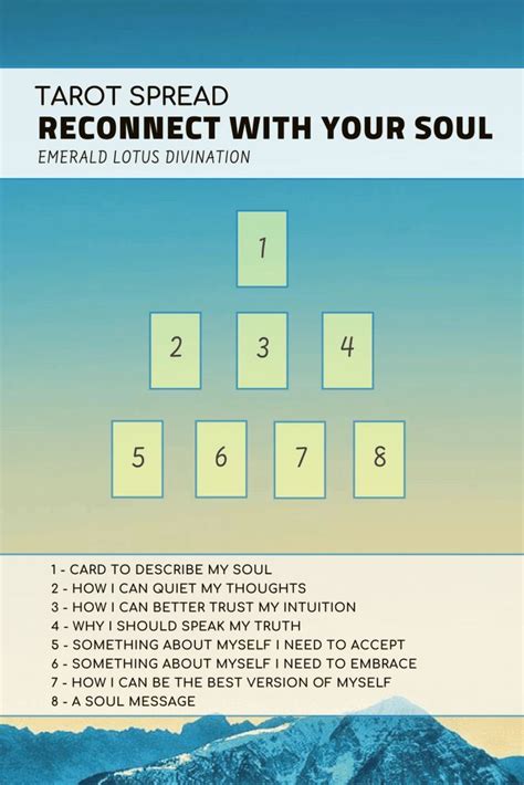 Tarot Spread Reconnecting With Your Soul 2 Tarot Spreads Reading