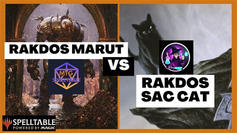 Rakdos Marut Vs Rakdos Sac Cat Pauper Spelltable Mtg Spelltable Vs