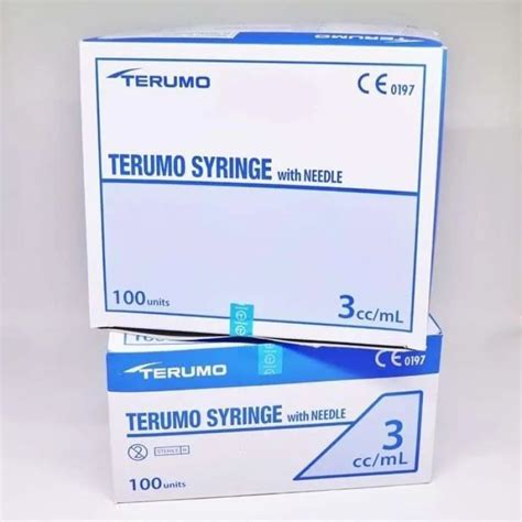 Jual Spuit Disposable Syringe 1cc 3cc 5cc 10cc Terumo Perbox Isi 100