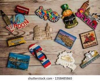 Travel Fridge Magnets Stock Photo 1358485865 | Shutterstock