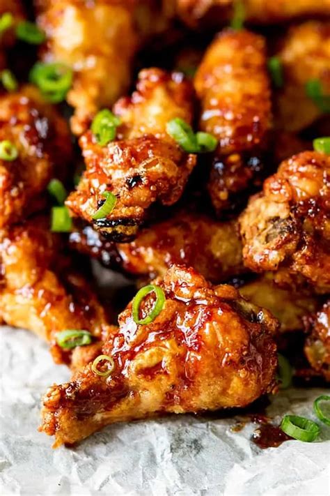 Sticky And Crispy Asian Chicken Wings Nickys Kitchen Sanctuary