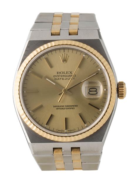 Rolex Oysterquartz Datejust Watch 17013 The RealReal