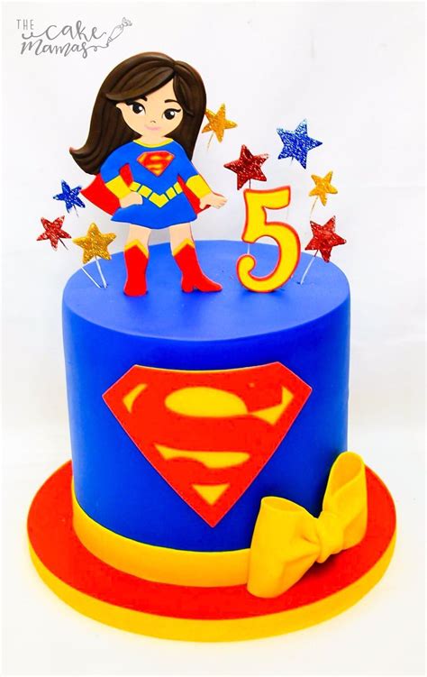 Super Girl Themed Birthday Cake Call Or Email To Book Your Custom Cak