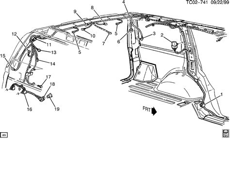 C1500 Suburban 2wd Wiring Harness Part 2 Body Rear Chevrolet Epc Online