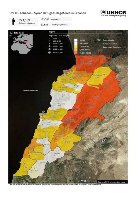 Document Unhcr Lebanon Syrian Refugees Registered In Lebanon