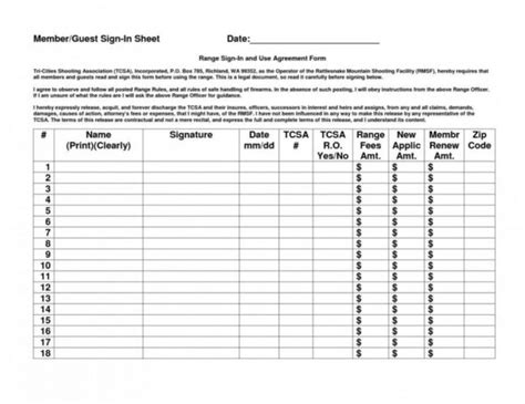 Personal Firearm Record Spreadsheet Payment Spreadshee Personal Firearm