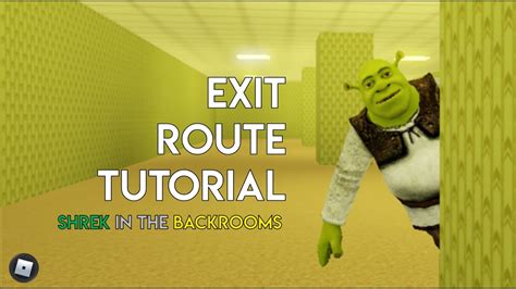 Full Exit Route Roblox Shrek In The Backrooms Youtube