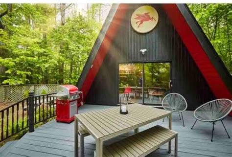 Mid Century Modern A Frame Cabin Tucked In The Vermont Woods