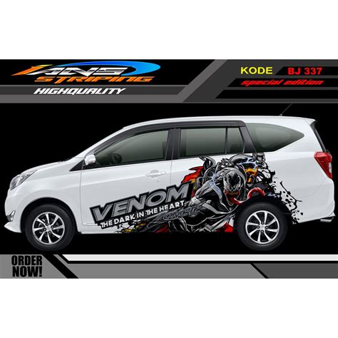 Jual Stiker Mobil Sigra Calya Avanza Decal Sticker Mobil Stiker