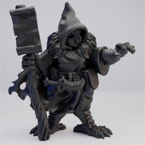 Hot Goblin 梟魔術師杖ミニチュア ホットゴブリン TRPG 魔法使い