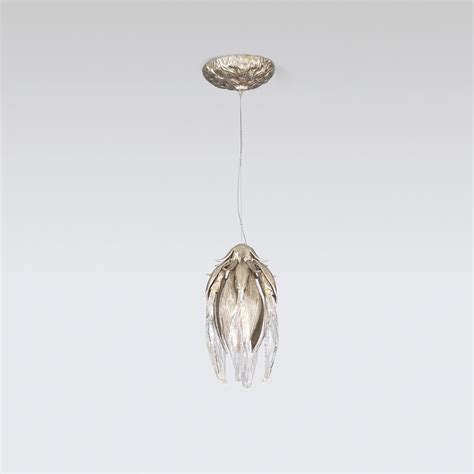 Pendant Lamp CYNARA SMALL Serip Bronze Glass Contemporary