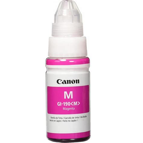 Canon GI 190 M 70 Ml Magenta Original Recarga De Tinta Para