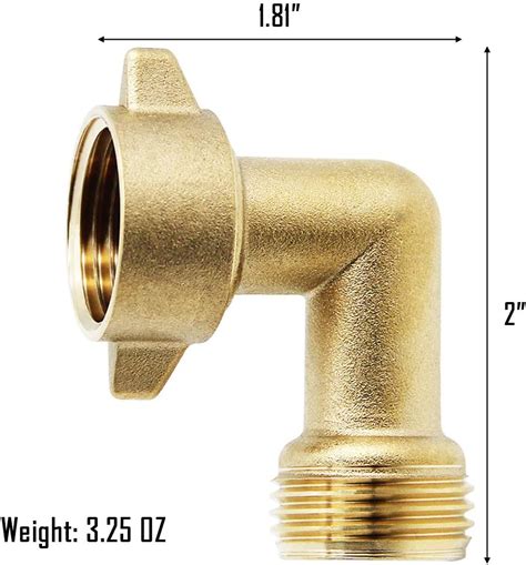 Garden Hose Elbow Connector Degree Brass Hose Elbow Hx