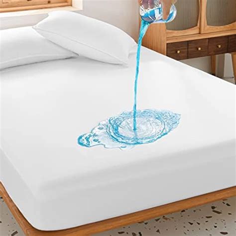 Grt 2 Pack 100 Waterproof Mattress Protector King Size Breathable And Noiseless