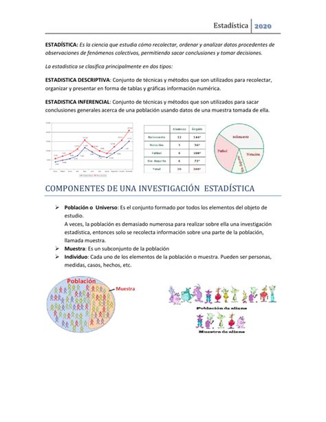 Componentes De Una Investigaci N Estad Stica