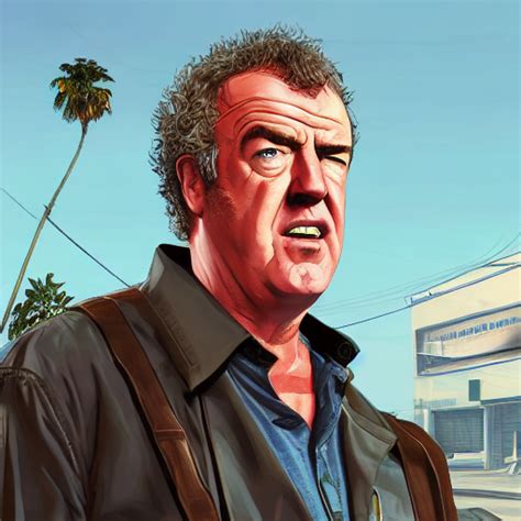 Jeremy Clarkson In GTA V Cover Art By Stephen Bliss Artstation No