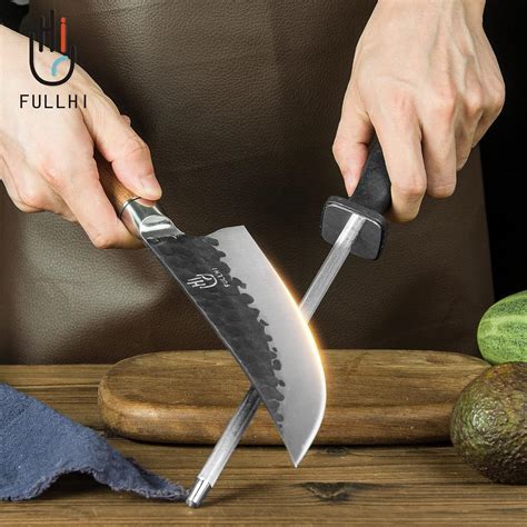 FULLHI Juego De Cuchillos De Chef De Carnicero De 18 Piezas Y Cuchillo