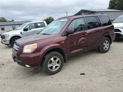 2007 HONDA PILOT EXL For Sale FL TALLAHASSEE Fri Jan 05 2024