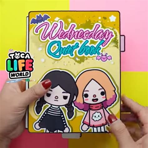 Jual Mainan Paperdoll Toca Boca Wednesday And Enid Part 16 Paper Book