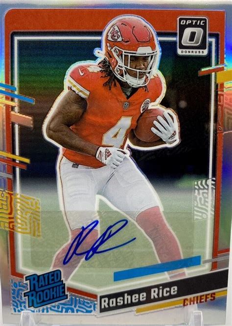 Rashee Rice 2023 Donruss 350 Optic Rated Rookie Preview Autographs