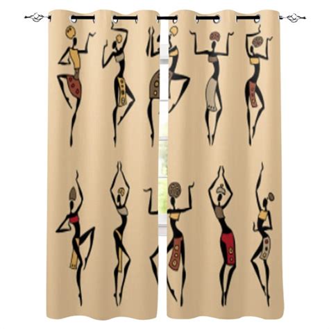 South African Traditional Ethnic Style Curtains Kitchen Decor Items Window Curtains For Living