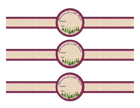 Printable Mason Jar Labels