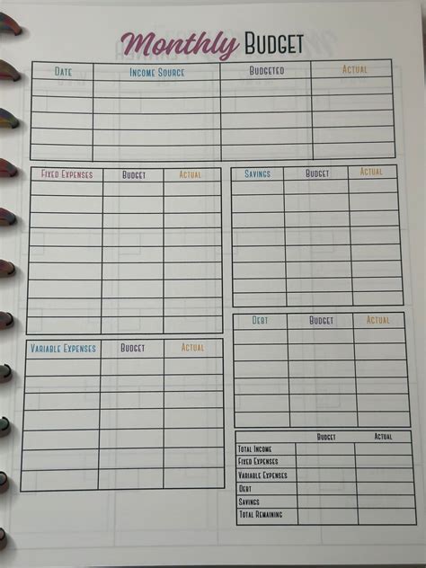 Shop Ultimate Monthly Budget Planner | Pinkcashbudgeting – Pink Cash ...