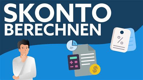 Skonto berechnen und buchen einfach erklärt YouTube