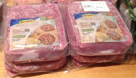 Costco 4 Pack Of Ground Turkey259lb About 15 Lb Per Pouch No Artificial Ingredients