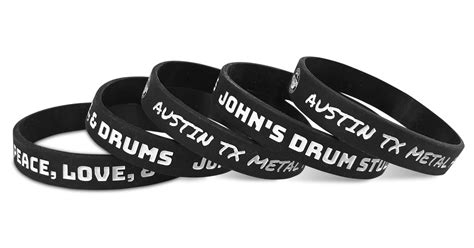 Custom Wristbands For Musicians Of All Shapes And Sizes