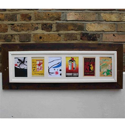 Reclaimed Wooden Multi Aperture Photo Frame Möa Design