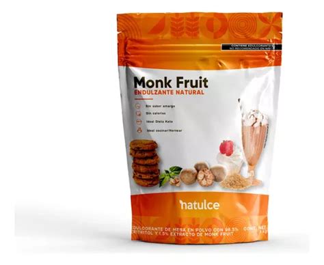 Natulce Monk Fruit Endulzante Keto Fruto Del Monje 1kg Envío Gratis