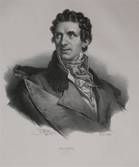 Portrait Brustfigur Lithographie Von Henri Grevedon By Canova