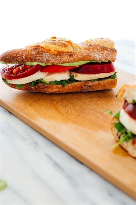 Caprese Sandwich Recipe Cookie And Kate