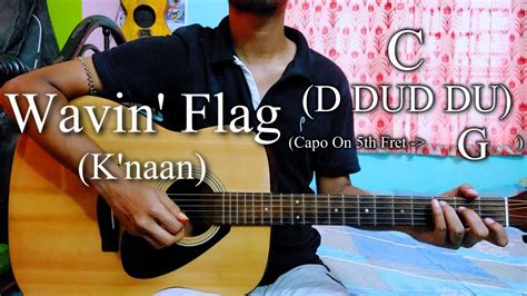 K Naan Wavin Flag Easy Guitar Chords Lesson Cover Strumming