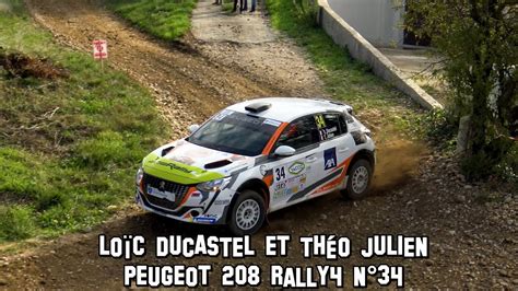 Rallye Terre de Vaucluse 2022 Peugeot 208 Rally4 N34 Loïc DUCASTEL