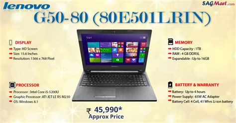 Lenovo G50-80 (80E501LRIN) Price India, Specs and Reviews | SAGMart